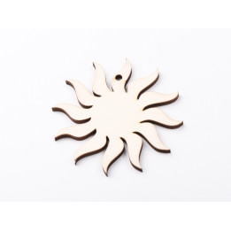 copy of L590-Decoratiune Cerc Cheia Sol din lemn cu gaura 5cm   -1 buc - bijuterii personalizate din argint | simoshop