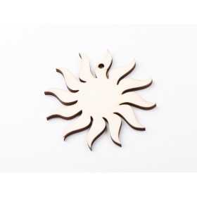 L1204-Decoratiune Soare 8cm -1 buc - bijuterii personalizate din argint | simoshop