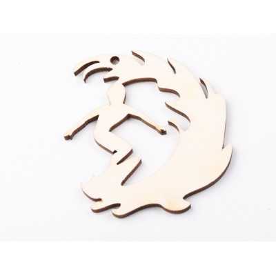 L1205-Decoratiune Surfer 8x7.5cm -1 buc - bijuterii personalizate din argint | simoshop