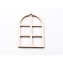 L1206-Blank fereastra lemn 8x5.5 cm - bijuterii personalizate din argint | simoshop