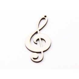 L1207-Blank Cheia Sol lemn 8x4 cm - bijuterii personalizate din argint | simoshop