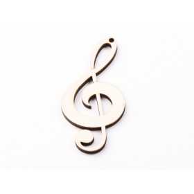 L1207-Blank Cheia Sol lemn 8x4 cm - bijuterii personalizate din argint | simoshop