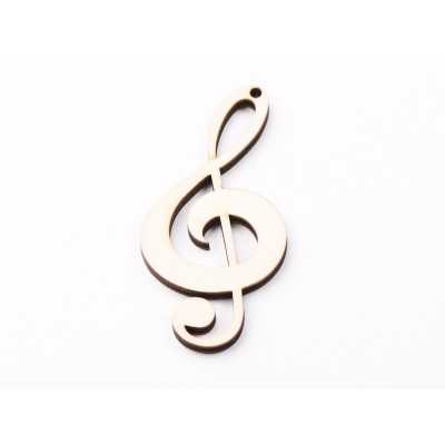 L1207-Blank Cheia Sol lemn 8x4 cm - bijuterii personalizate din argint | simoshop