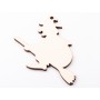 L1208-Blank Vrajitoare lemn 9x8 cm - bijuterii personalizate din argint | simoshop