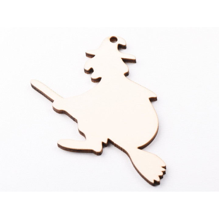 L1208-Blank Vrajitoare lemn 9x8 cm - bijuterii personalizate din argint | simoshop