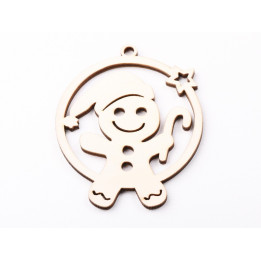 L1209-Glob Turta Dulce 10x8cm, 1 buc - bijuterii personalizate din argint | simoshop