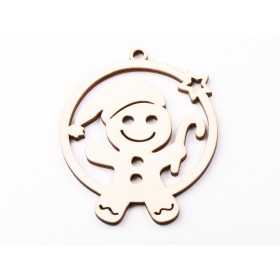L1209-Glob Turta Dulce 10x8cm, 1 buc - bijuterii personalizate din argint | simoshop