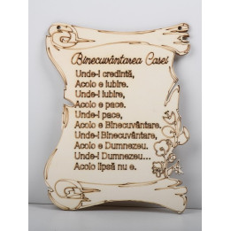 copy of L243- Tablou lemn Copacul Vietii pentru licheni text Binecuvantarea Casei 30x20cm - bijuterii personalizate din argint |