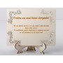 L1213- Decoratiune cu suport Doamna Diriginta 20x15cm - bijuterii personalizate din argint | simoshop