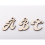 L1214 - Serviciu de decupare litere din lemn - bijuterii personalizate din argint | simoshop