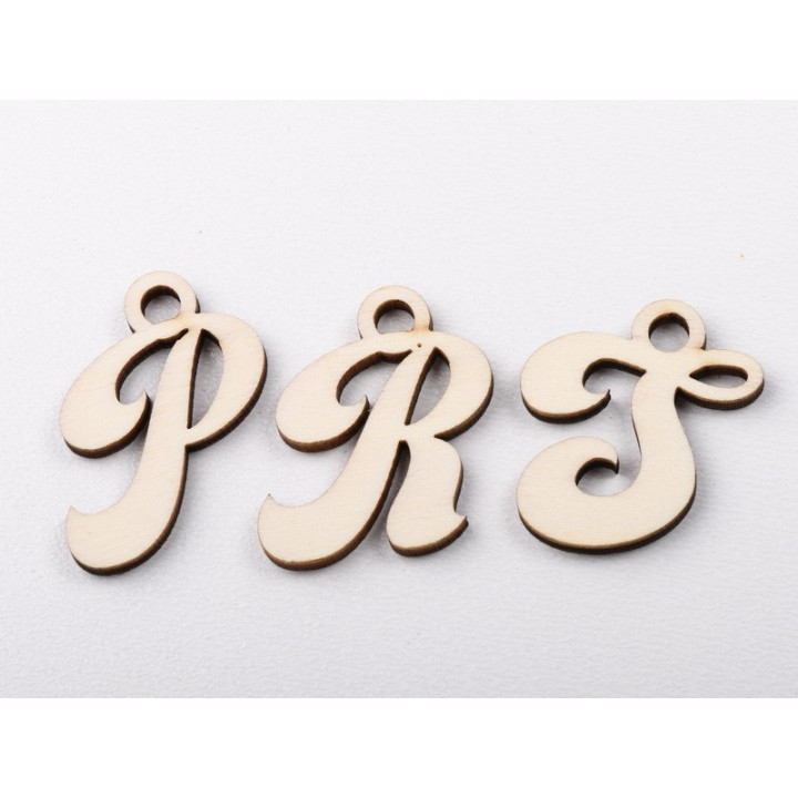 L1214 - Serviciu de decupare litere din lemn - bijuterii personalizate din argint | simoshop