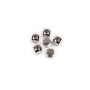 C025-Distantier otel inoxidabil cub 6x6x6mm - 1 buc - bijuterii personalizate din argint | simoshop