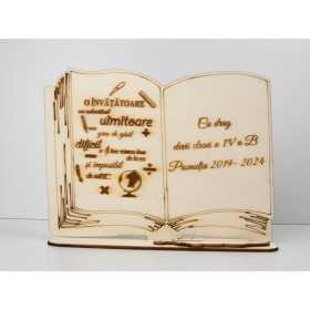 L1228- Decoratiune cu suport Doamna Invatatoare 27x22cm - bijuterii personalizate din argint | simoshop