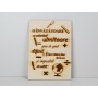 L1229- Decoratiune Invatatoare uimitoare 21x15cm - bijuterii personalizate din argint | simoshop