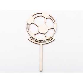 L1237-Topper lemn "La multi ani" minge 15x10cm 1buc - bijuterii personalizate din argint | simoshop