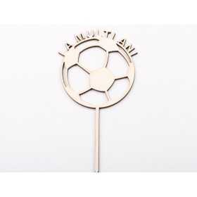 L1238-Topper lemn "La multi ani" minge 15x10cm 1buc - bijuterii personalizate din argint | simoshop