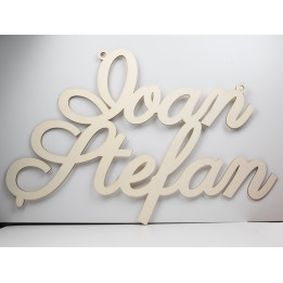 copy of L825-Nume din lemn pentru decoratiuni  25cm - 1 buc - bijuterii personalizate din argint | simoshop