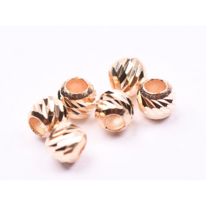 AU001-Biluta aur 14K slash 3mm, gaura de 1.5 mm - 1 buc - bijuterii personalizate din argint | simoshop