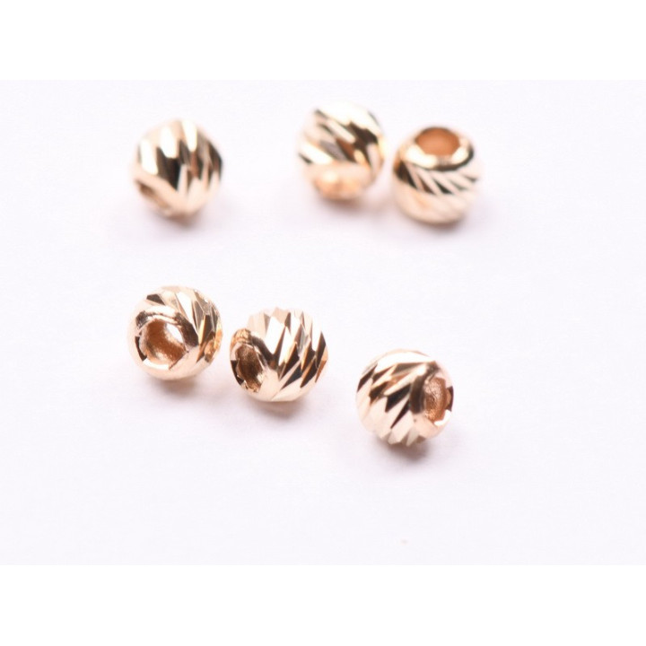 AU004-Biluta aur 14K slash 2.5 mm, gaura de 1.2 mm - 1 buc - bijuterii personalizate din argint | simoshop