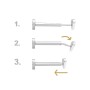 G2028-Cercel Piercing inima 3,1x10 mm - 1 buc - bijuterii personalizate din argint | simoshop