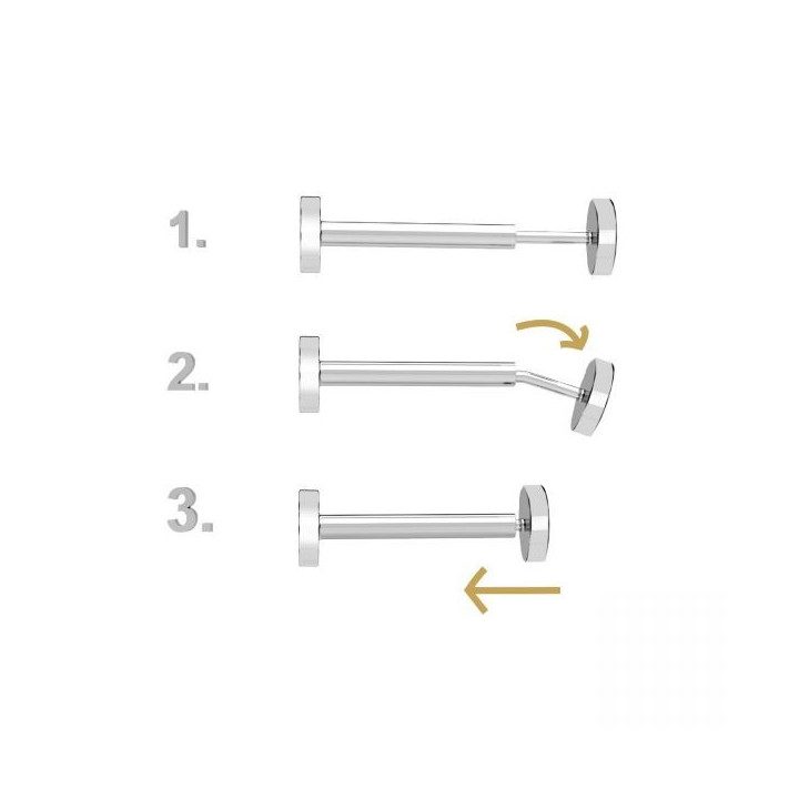 copy of G2035-Tija cercel Sageata argint 925 pentru Swarovski Rivoli 1122 6MM-1buc - bijuterii personalizate din argint | simosh