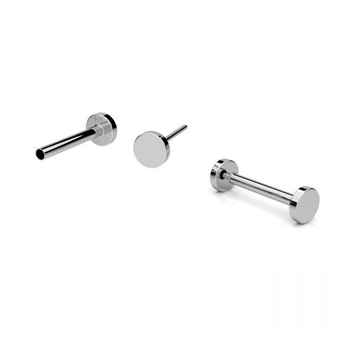 copy of G2035-Tija cercel Sageata argint 925 pentru Swarovski Rivoli 1122 6MM-1buc - bijuterii personalizate din argint | simosh