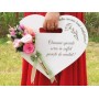 L1257-Decoratiune din lemn "Educatia este cheia" - 30 cm - bijuterii personalizate din argint | simoshop