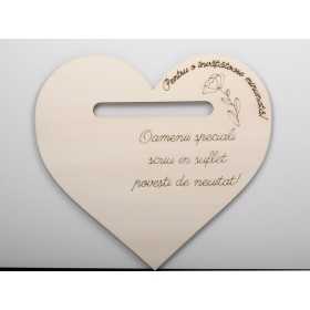 L1258-Decoratiune din lemn "Pentru invatatoare" - 30 cm - bijuterii personalizate din argint | simoshop