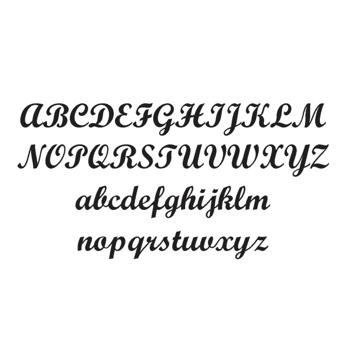Nume din argint decupate in 3-4 zile FONT VERSIUNEA 24 - bijuterii personalizate din argint | simoshop