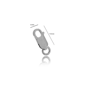 G0586-Lobster din argint 11.6x4.3 mm 1 buc - bijuterii personalizate din argint | simoshop