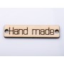 L269-Placuta din lemn Hand made 6.5x1.5cm 1buc - bijuterii personalizate din argint | simoshop