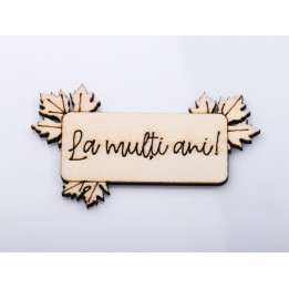 copy of L211-Decupaj din lemn "Paste Fericit" 1 buc - bijuterii personalizate din argint | simoshop