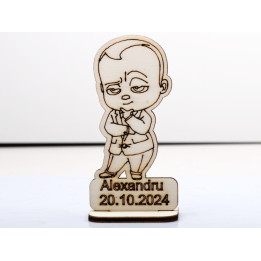 L1268- Marturie eveniment special Baby Boss - bijuterii personalizate din argint | simoshop