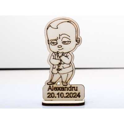 L1268- Marturie eveniment special Baby Boss - bijuterii personalizate din argint | simoshop