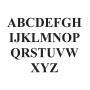 L1271 Litera supradimensionata mdf negru pentru panou evenimente - bijuterii personalizate din argint | simoshop