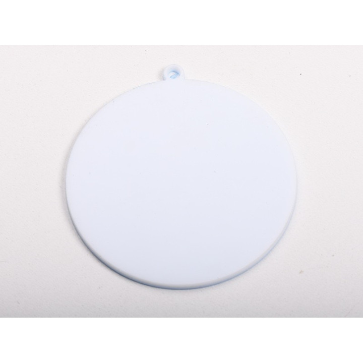 L1273 Glob de craciun din plexic alb blank - bijuterii personalizate din argint | simoshop