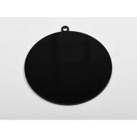 L1274 Glob de craciun din plexic negru blank - bijuterii personalizate din argint | simoshop