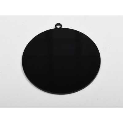 L1274 Glob de craciun din plexic negru blank - bijuterii personalizate din argint | simoshop
