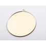 L1276 Glob de craciun din oglinda acrilica aurie blank - bijuterii personalizate din argint | simoshop