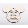 L1278 -Glob Mickey personalizabil cu nume 13x10 cm -1 bucata - bijuterii personalizate din argint | simoshop