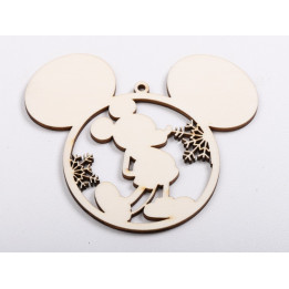 L1279 -Glob Mickey  13x10 cm  -1 bucata - bijuterii personalizate din argint | simoshop