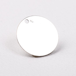 K035 N Charm banut argint cu o gaura 20mm 0.40mm - bijuterii personalizate din argint | simoshop