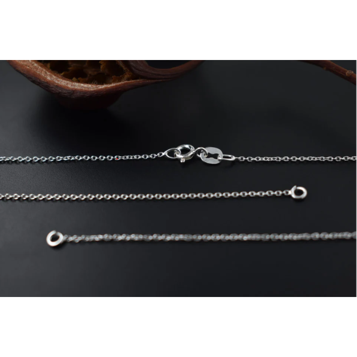 G0872-Lant Argint 925 simetric pentru link-uri 17+17cm-1buc - bijuterii personalizate din argint | simoshop