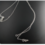 G0876-Lant Argint 925 simetric pentru link-uri 20+20+5cm-1buc - bijuterii personalizate din argint | simoshop