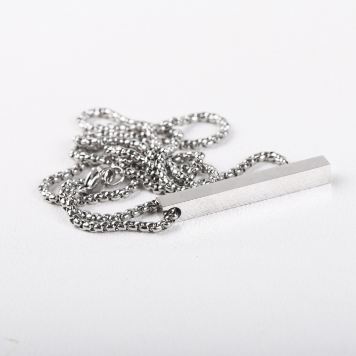 copy of C030-Dog Tag INOX 43x24mm cu agatatoare-1buc - bijuterii personalizate din argint | simoshop