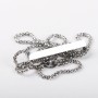 C092-Pandant rectangular de 4 cm din inox cu lantisor de 60 cm - bijuterii personalizate din argint | simoshop