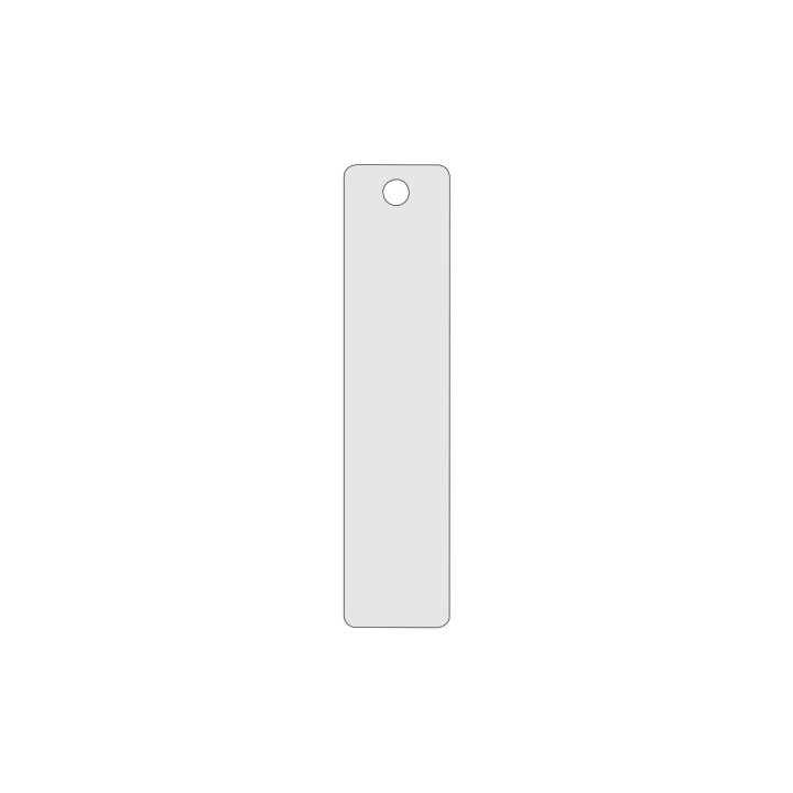 Pandant din argint personalizabil 35x8mm 0.5mm G0902-N - bijuterii personalizate din argint | simoshop