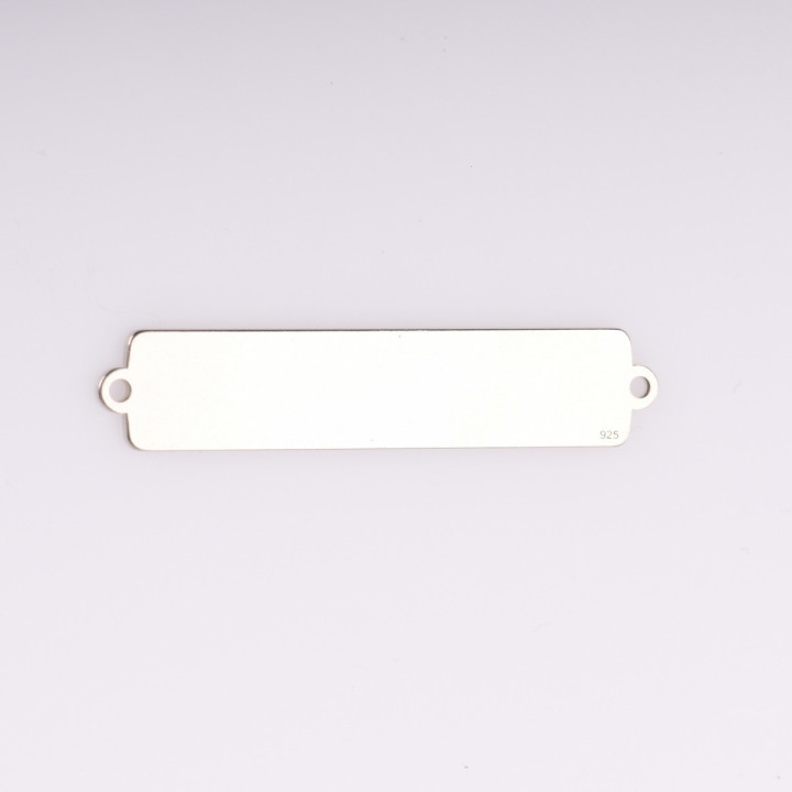 Placuta din argint pentru bratara 35x8mm 0.5mm G0364-N