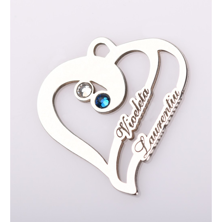 copy of E0506 GS Link rotund argint 925 New Born  16.5mm 1 buc - bijuterii personalizate din argint | simoshop