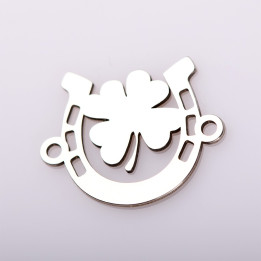 copy of E0506 GS Link rotund argint 925 New Born  16.5mm 1 buc - bijuterii personalizate din argint | simoshop
